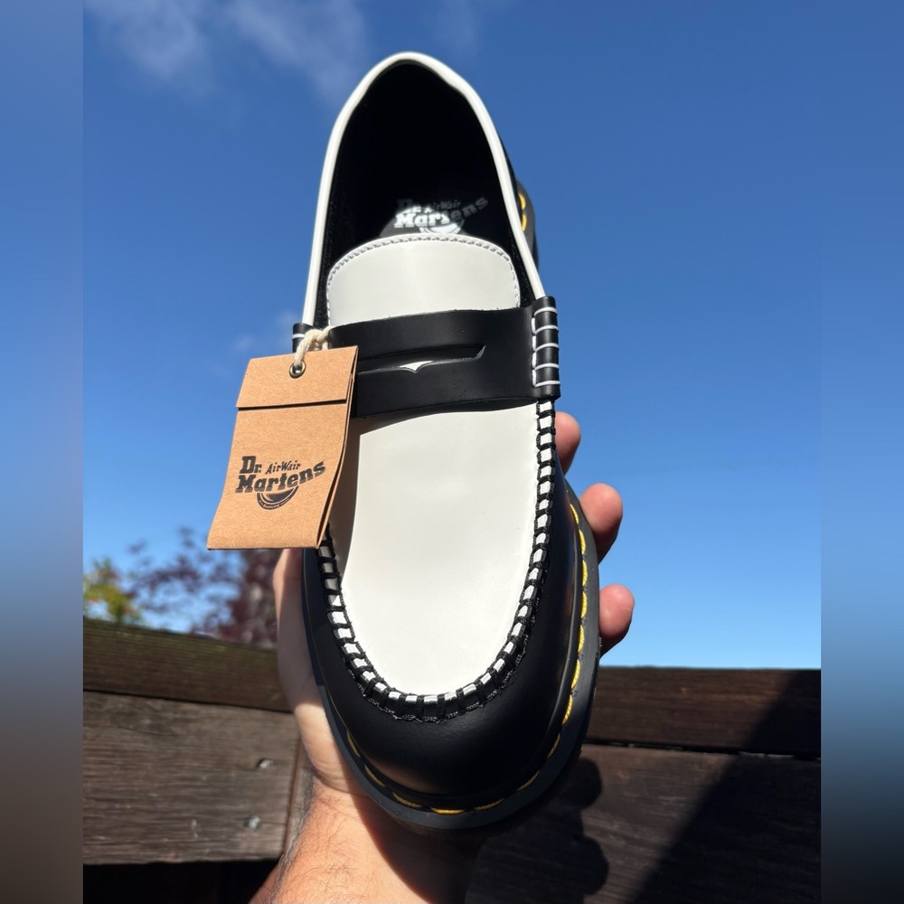 Dr. Martens Black and White Leather Penton
Loafers - Picture 3 of 15